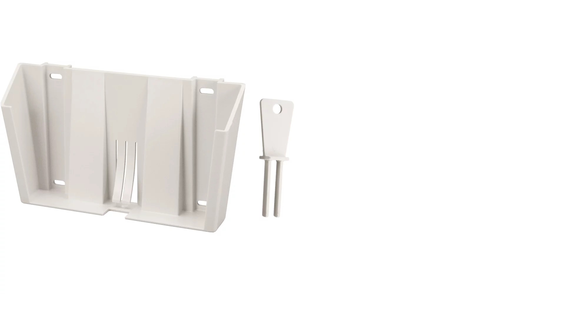 Bracket Sharps Container Bracket Bemis™ Plastic Wall Mount Locking With Key Set Model 102 And 175 by Bemis Health Care  ID 445-020